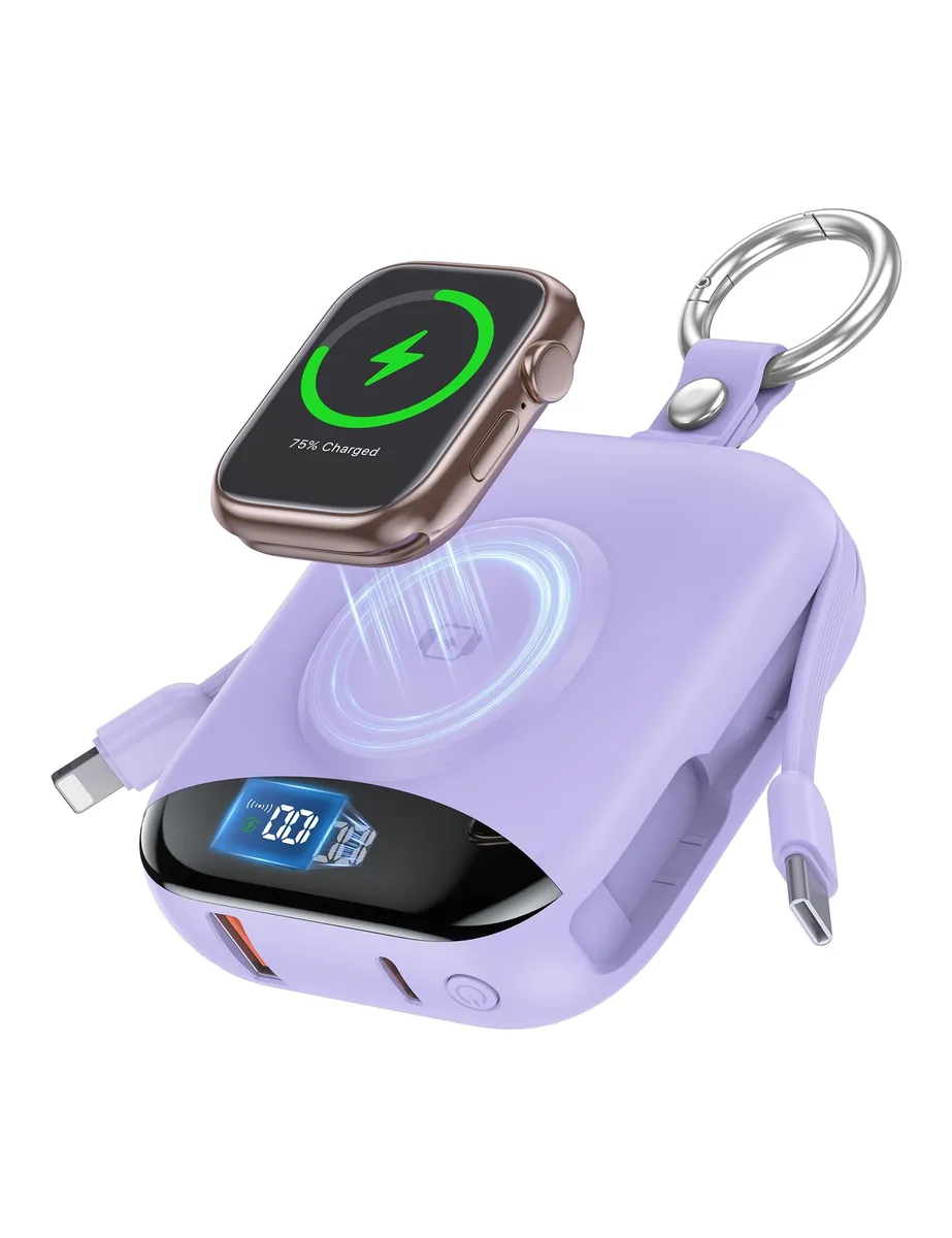  citicr P007 10000mAh 22.5W Power Bank Purple — product photo