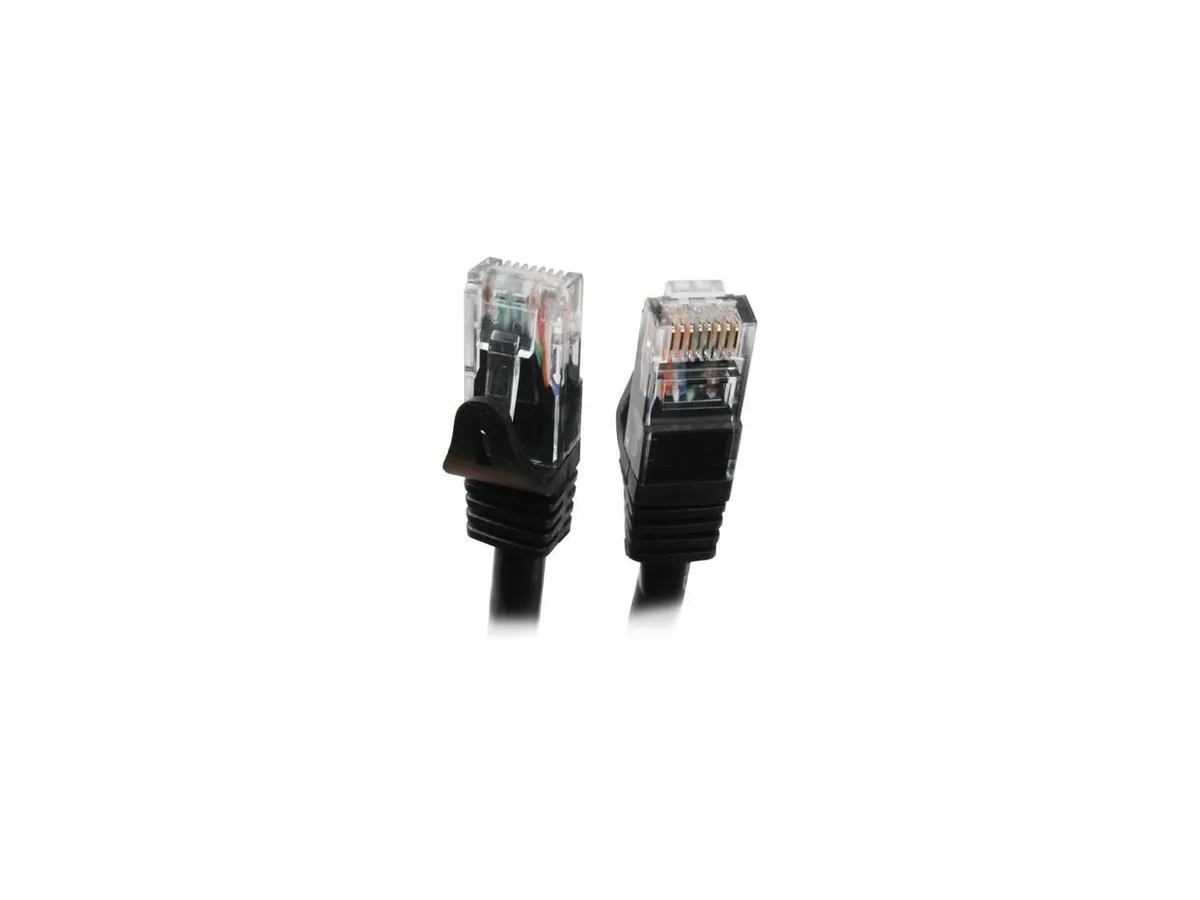 sakose sakose C6EB-75K Cat 6 75 ft Black 550 MHz network ethernet cable — product photo
