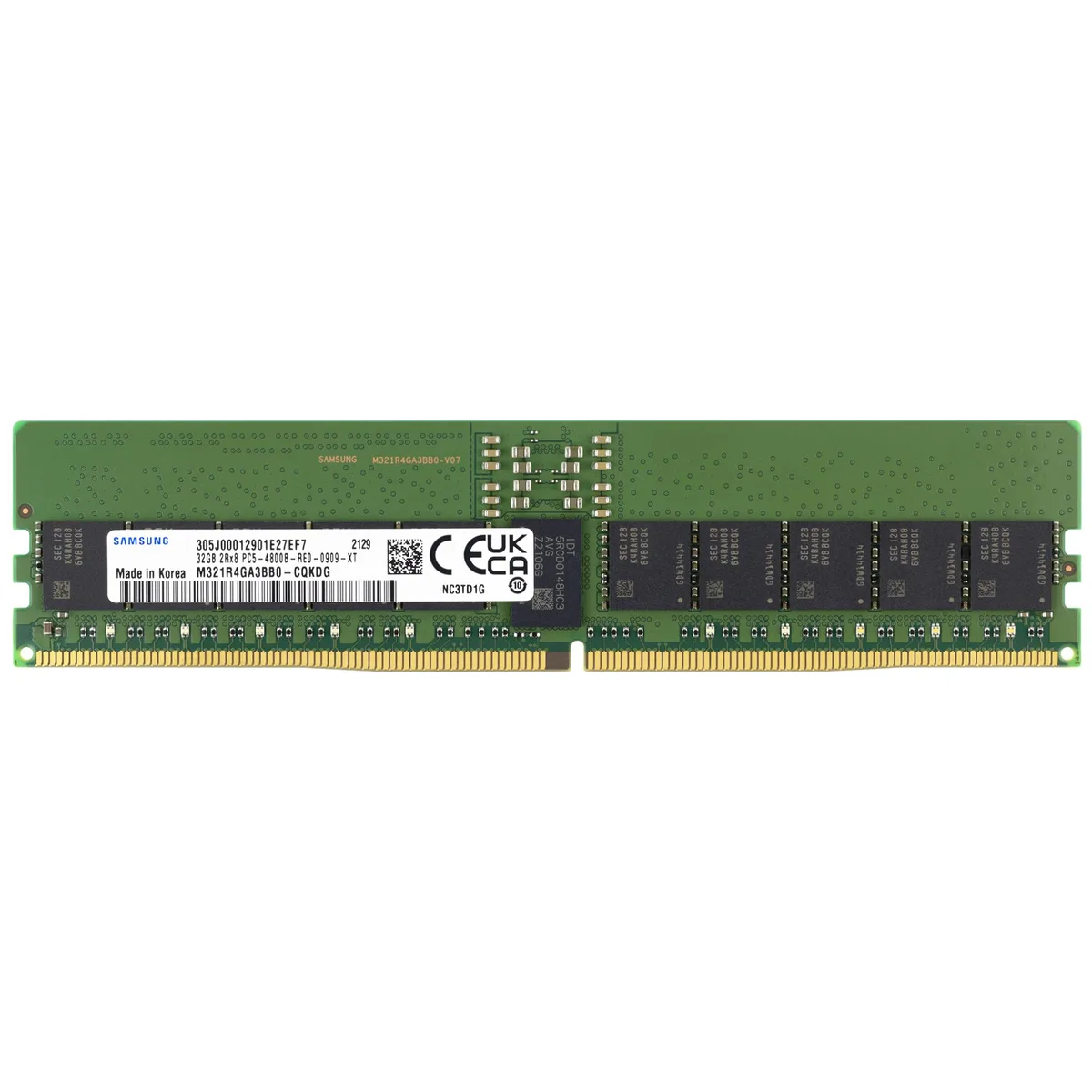 SAMSUNG SAMSUNG M321R4GA3BB0-CQK 32GB DDR5 4800 PC5-38400 2Rx8 ECC RDIMM server RAM — product photo