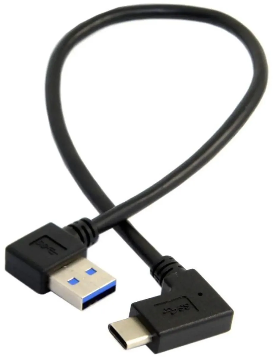 SMUGDESK SMUGDESK 30cm 90° Right-Angled USB 3.0 to USB-C Data Extension Cable — product photo