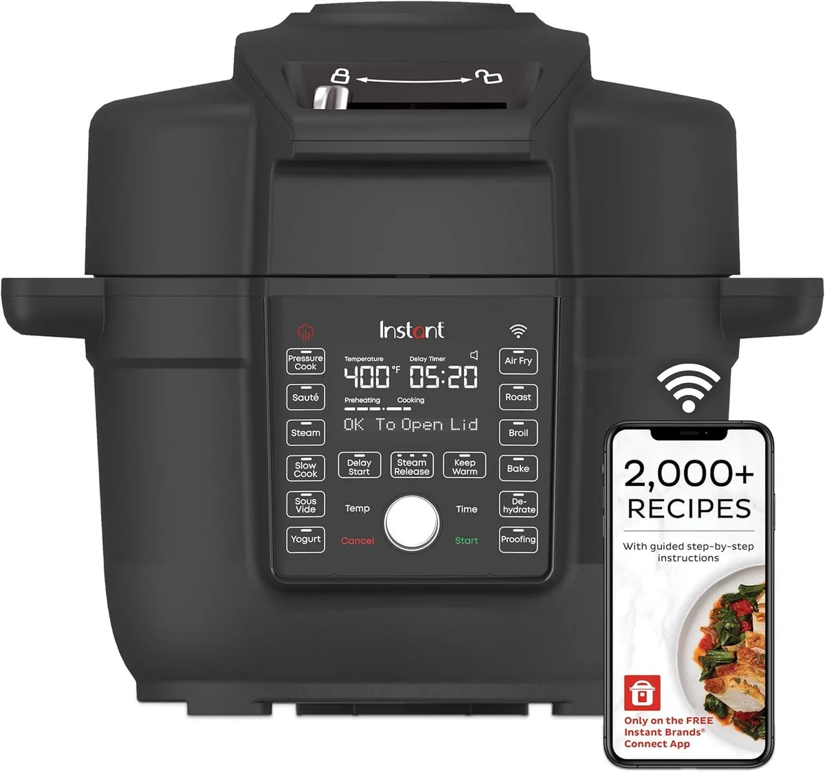 Instant Pot Instant Pot 6.5 Quart Duo Crisp Ultimate Lid with WIFI — product photo