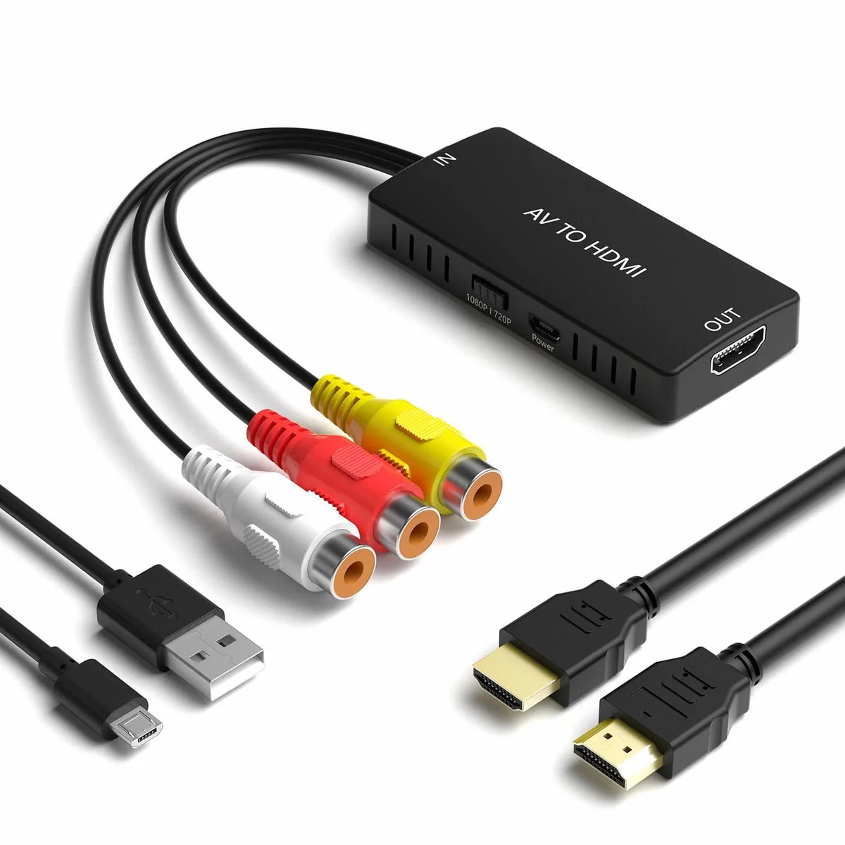 RuiPuo 6543879600 RCA to HDMI Media Converter — product photo