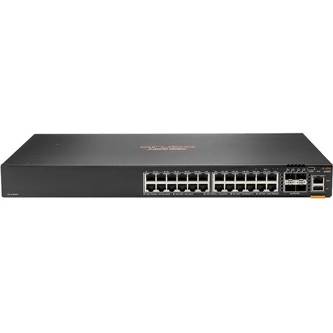 HPE HPE Aruba 6300F 24-port 1GbE 4-port SFP56 Switch JL668AABA — product photo