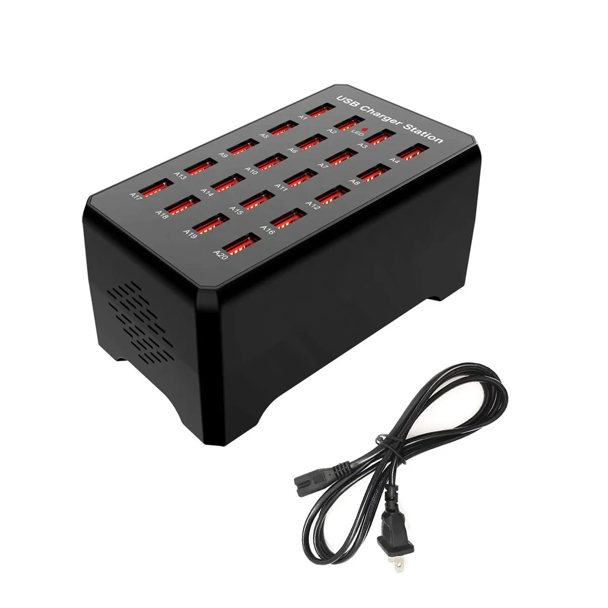 KEHIPI KEHIPI WLX - A5+ 20 USB 100W 20-Port USB Charger Station — product photo