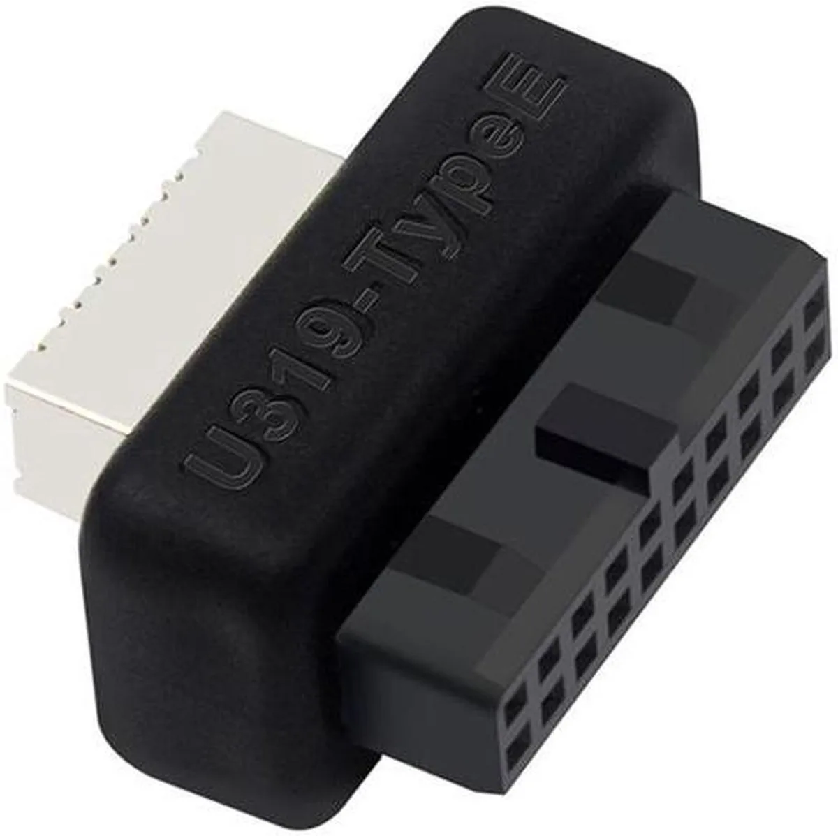 Vszerda Vszerda USB 3.0 19/20 Pin to USB 3.1/3.2 Type-E Adapter 180 Degree — product photo