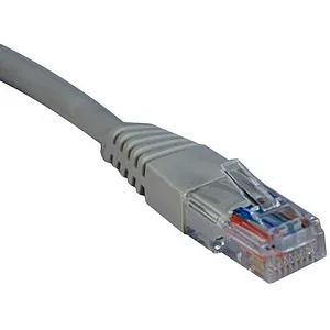 Tripp Lite Tripp Lite N002-001-GY 1 ft Cat5e network ethernet cable — product photo