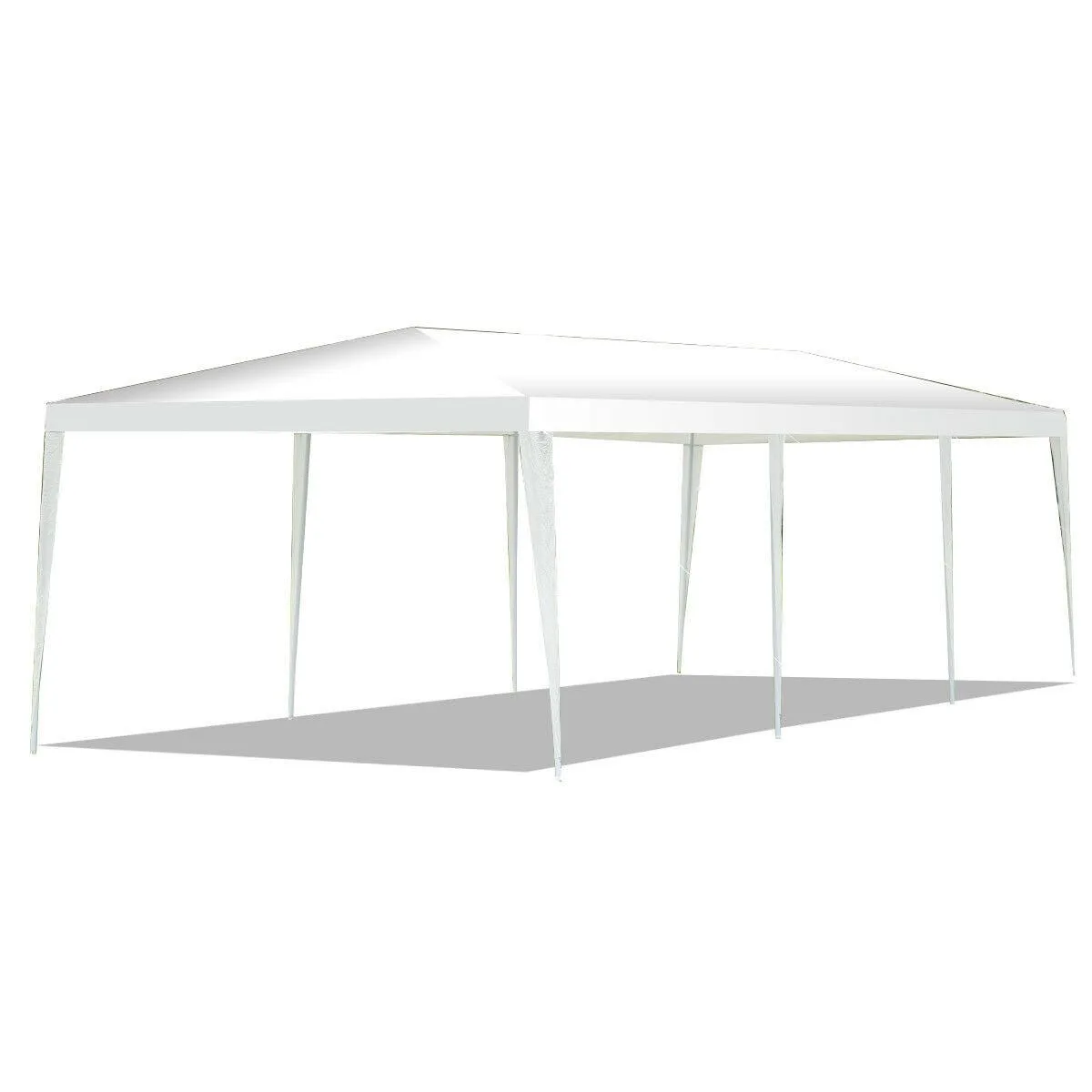 SlickBlue SlickBlue 10 x 30 ft Gazebo Canopy Tent White Steel 34 kg — product photo