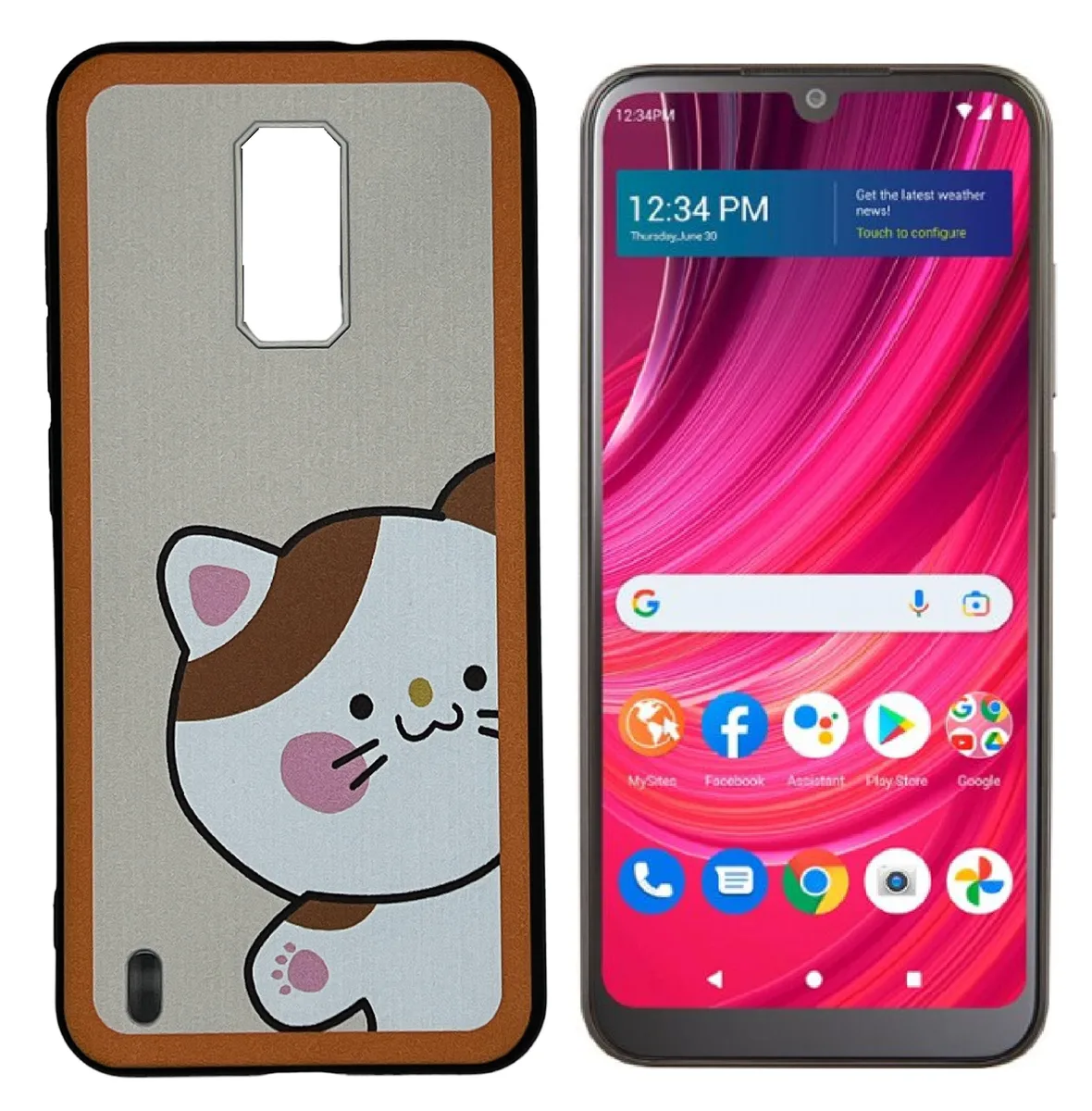 ExtremeCases - Generic ExtremeCases - Generic Blu View 4 B135DL TPU Case - Cat — product photo