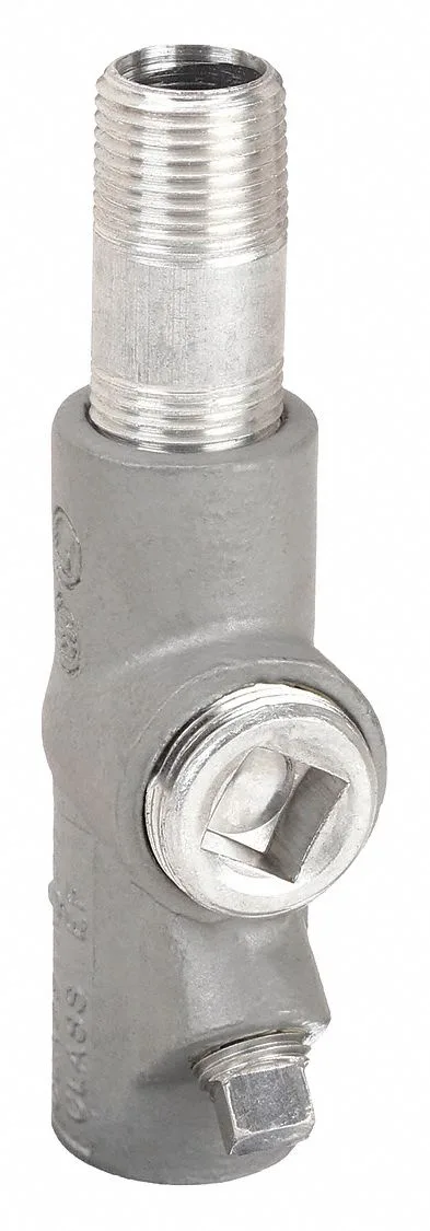 Appleton Century Crofts Appleton Century Crofts 3-1/2" Sealing Fitting 25% Fill 1/2" FNPT x 1/2" MNPT Aluminum Conduit — product photo