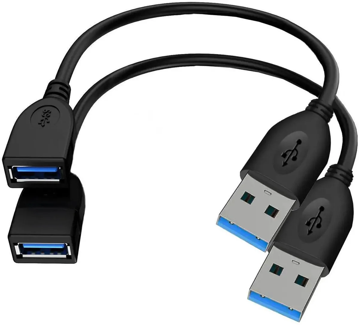 Vszerda Vszerda USB 3.0 male to female extension cable 2 pack 1ft drive — product photo