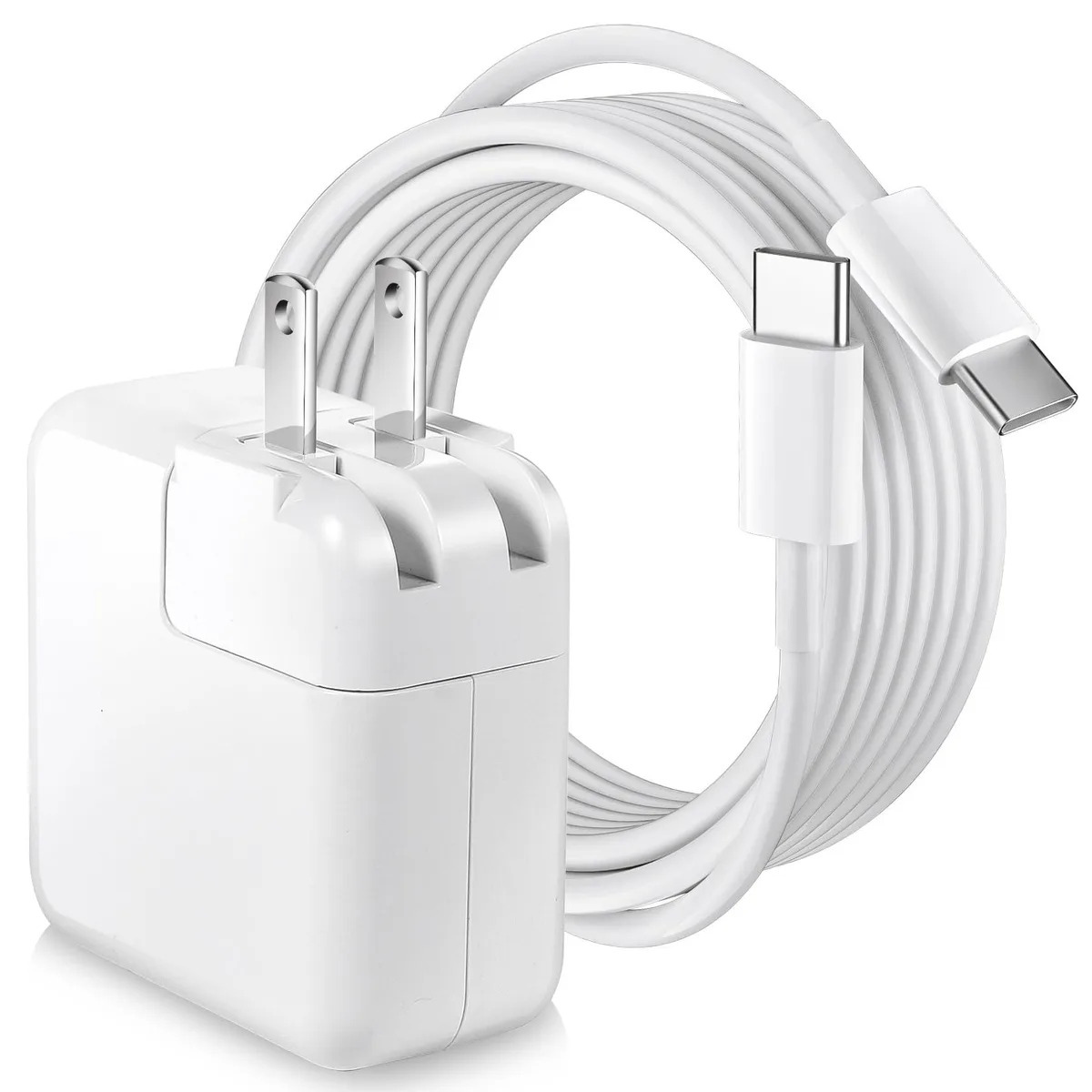  DELL PD-30W 30W USB-C AC adapter with 10ft cable — product photo