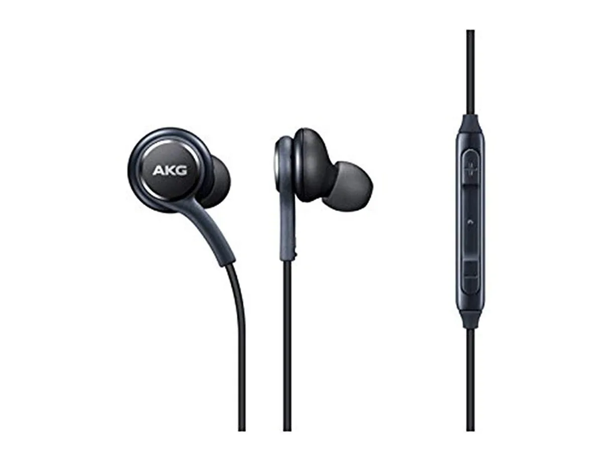 No Sew No Sew AKG OEM Stereo Headphones w/Microphone 3.5mm 32 ohm Black — product photo