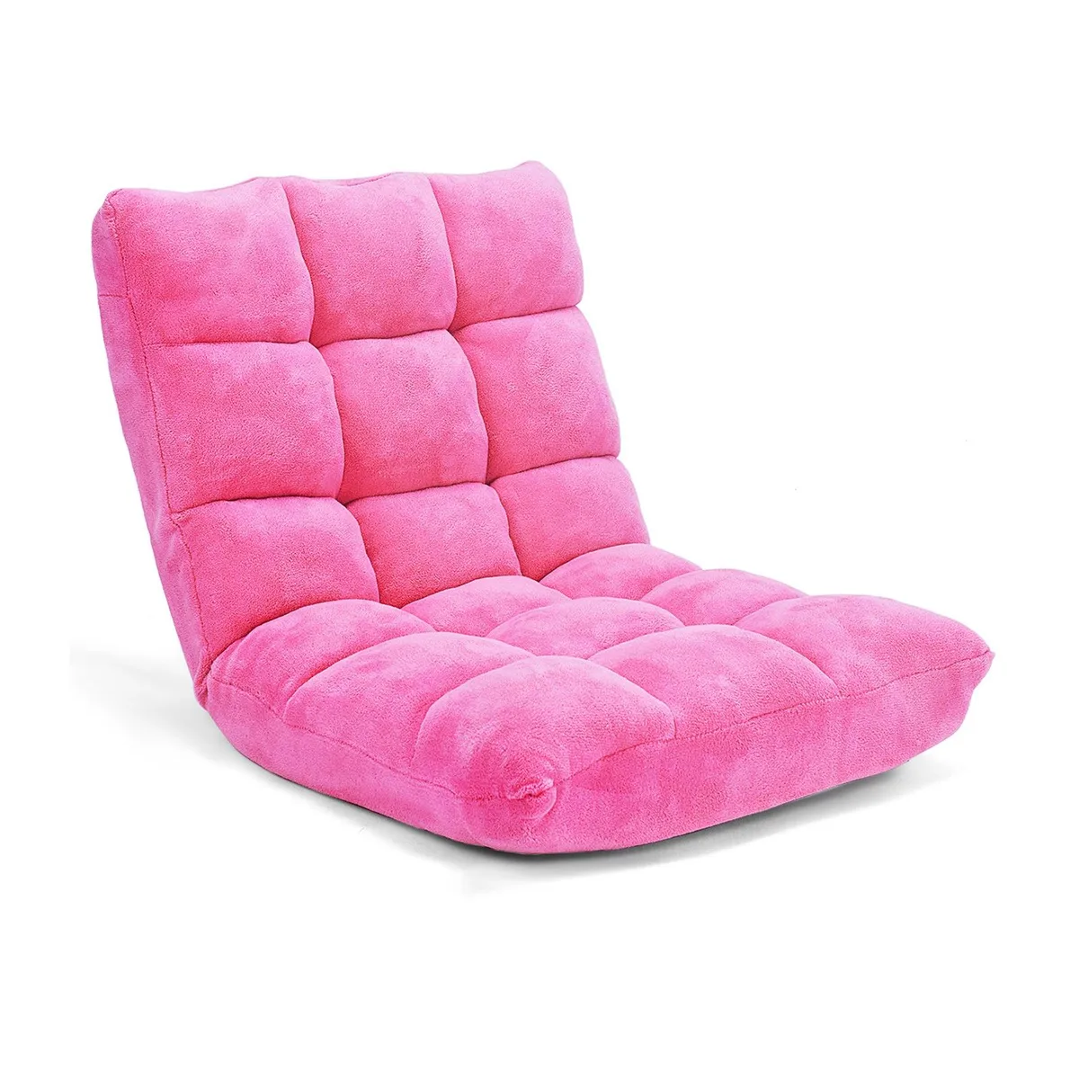SlickBlue SlickBlue 14-Position Adjustable Floor Chair Pink — product photo