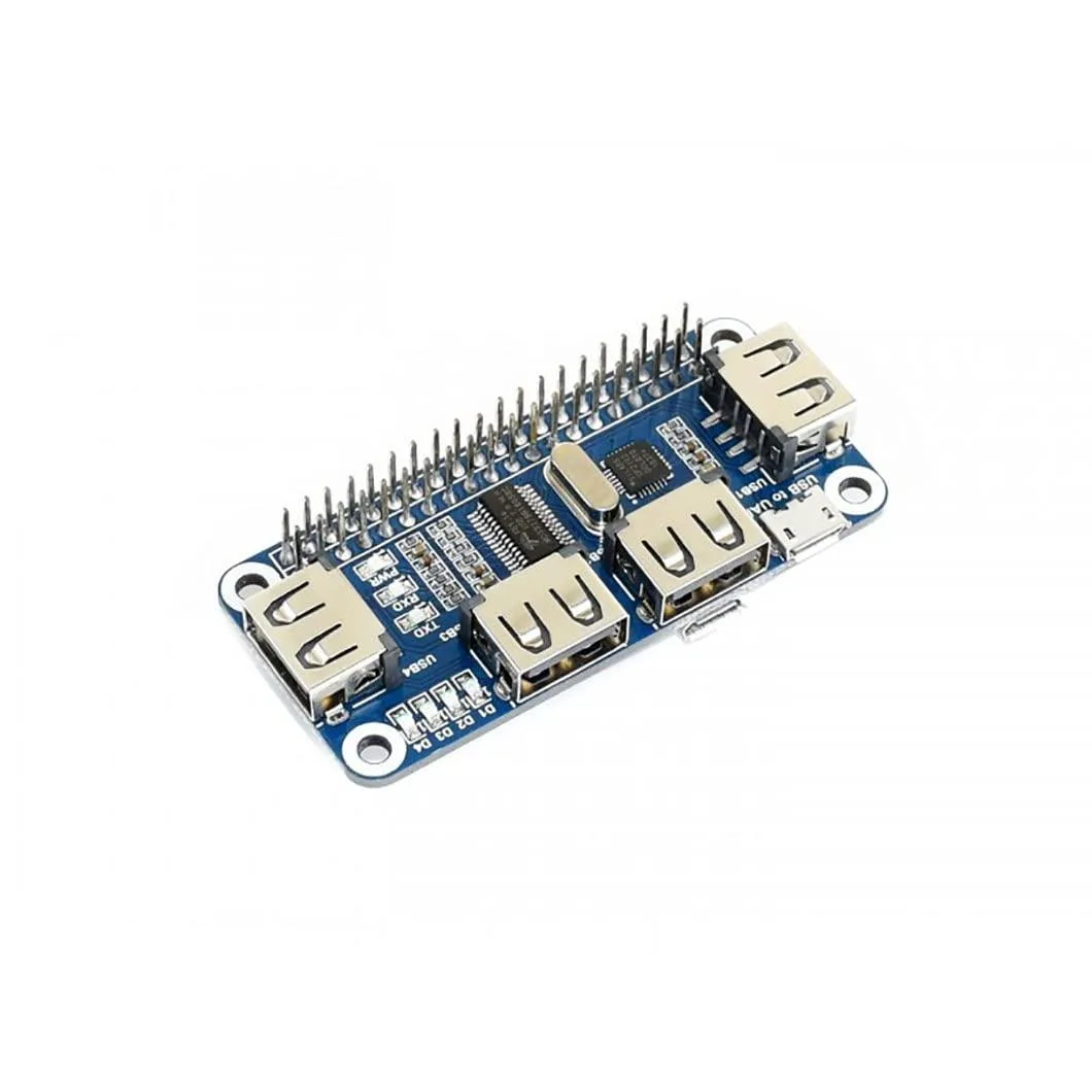 LORDWORLD LORDWORLD Raspberry Pi USB HUB HAT 4 Port development board — product photo