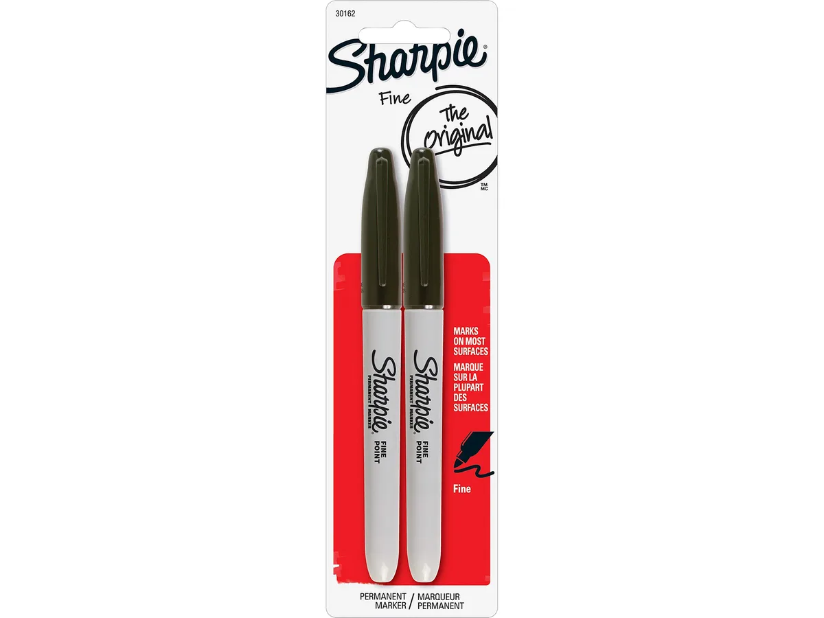 Sanford Sanford 30162PP Fine Point Marker 2 Pack Black — product photo