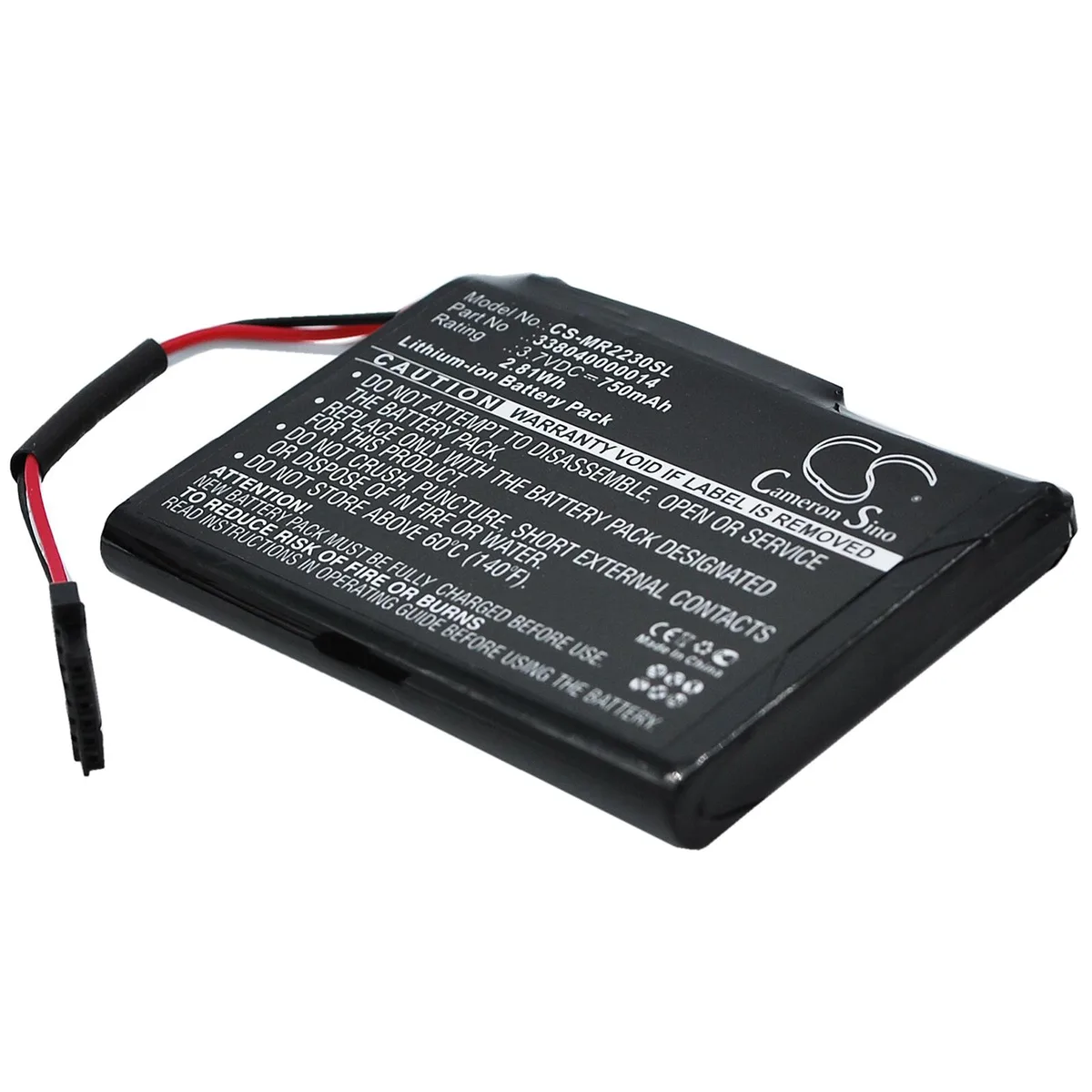 CameronSino CameronSino cell phone battery for Magellan RoadMate 2230 750mAh 3.7V — product photo