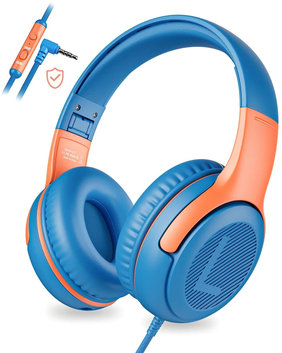 Philips WFL900/H Wired Kids Headphones 85/94dB White — product photo