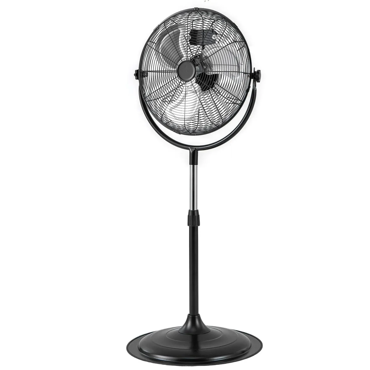 NShi NShi 18" Industrial Pedestal Fan 3-Speed 360° Tilt Adjustable Height 118-149cm — product photo