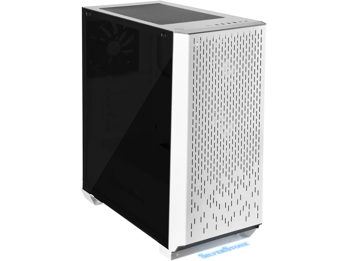 Silverstone Silverstone SST-PM02W-G White ATX Mid Tower PC Case — product photo