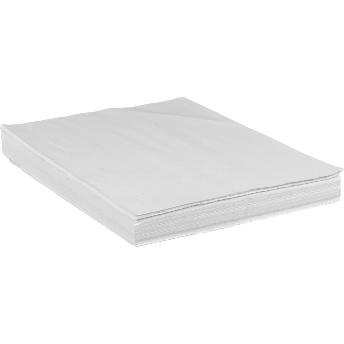 Stack of 480 buffered tissue sheets 20 by 24 inches