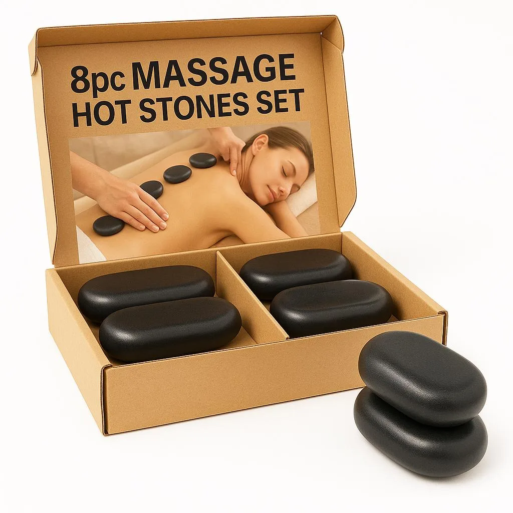Vandue Corporation Vandue Corporation Royal Massage 6pc Large Basalt Hot Stone Set B — product photo