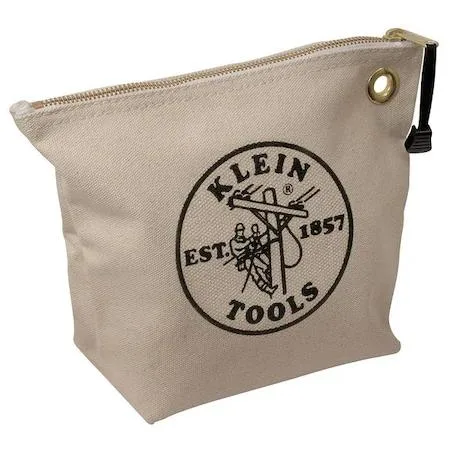 Klein Tools Klein Tools 5539NAT Canvas Zipper Apron 10x8x3-1/2in — product photo