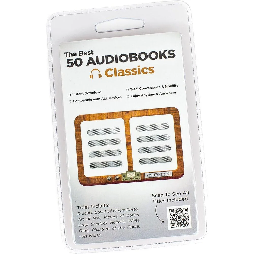 Instant Libraries Instant Libraries CLAUIL011 e-book accessory 50 Classic Audio Books — product photo