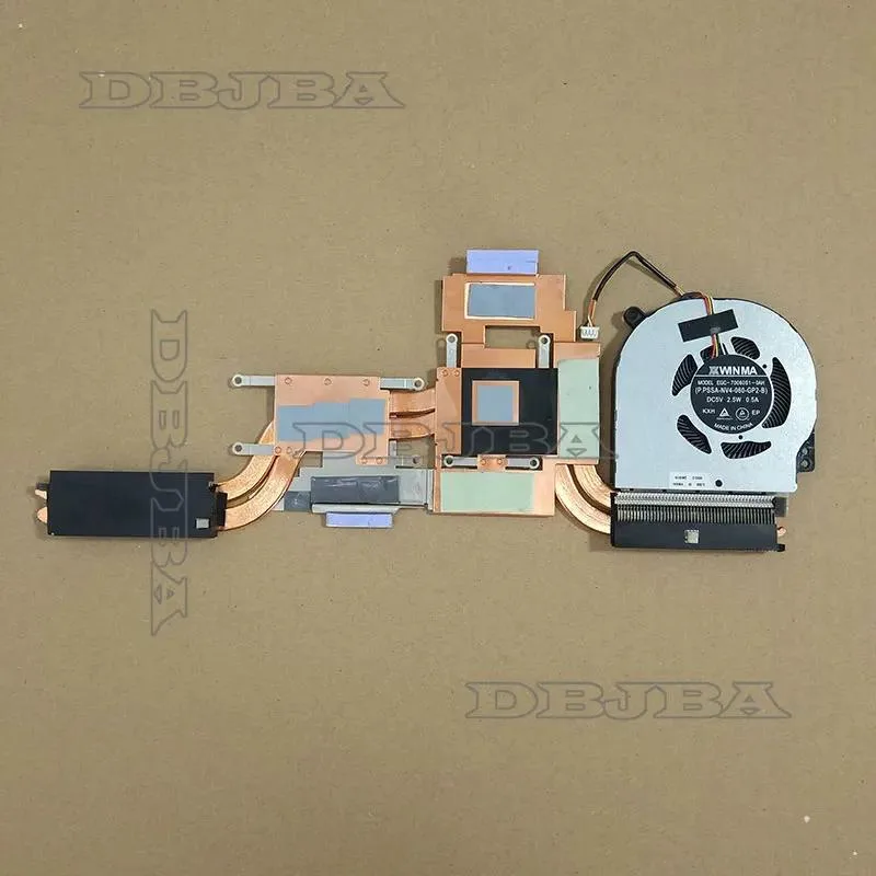 DBTLAP DBTLAP CPU GPU Fan Heatsink CLEVO 6-31-NV4PN-100 EGC-70060S1-0AH 5V 2.5W 0.5A — product photo