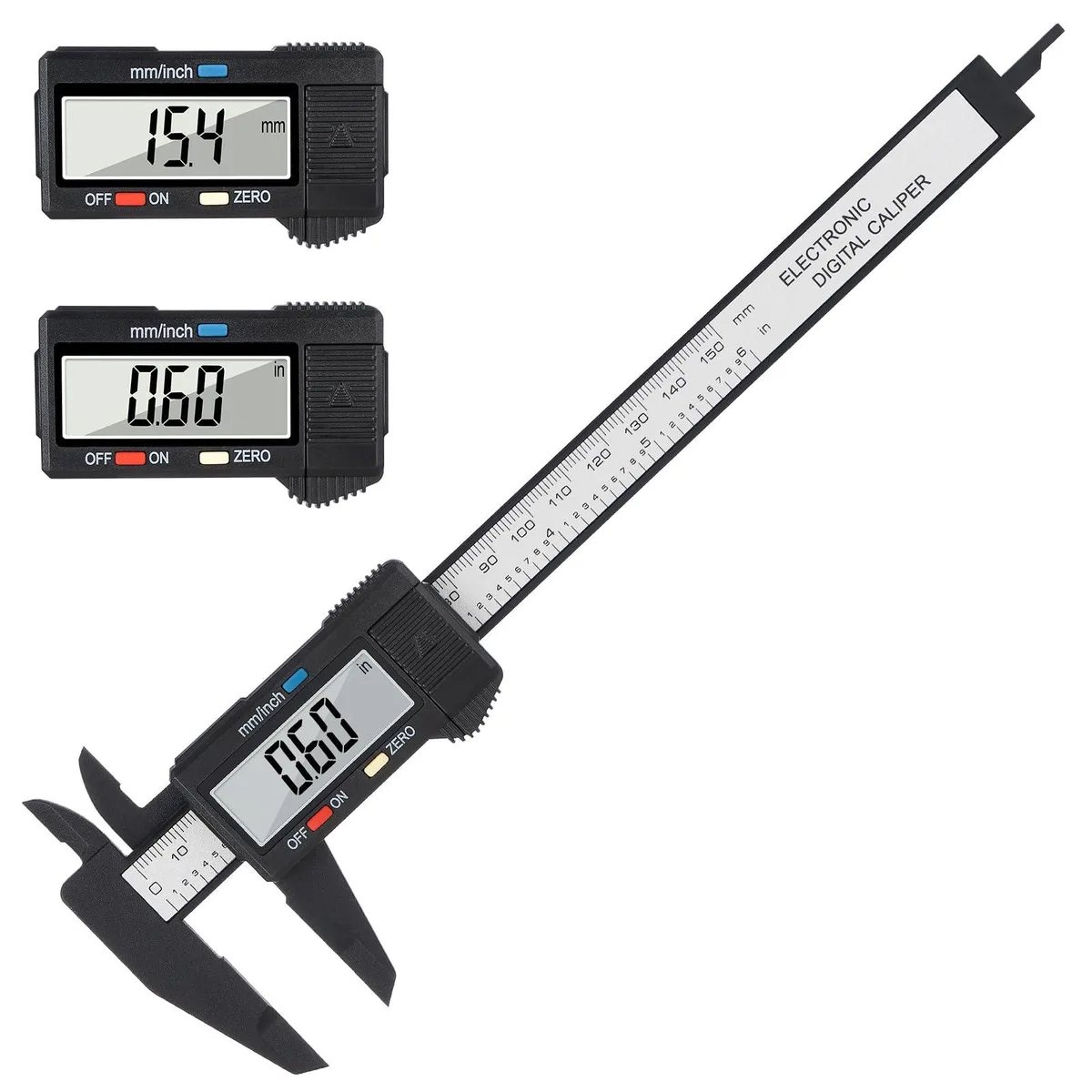  Adoric Digital Caliper 0-6" 150mm with 3D Printed Holders &amp; Center Line Gage Set — product photo