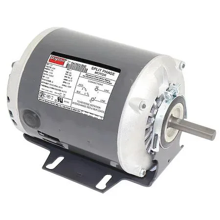 Dayton 5K602 split-phase motor 1/3 hp 1725 RPM 48Z frame open drip proof steel