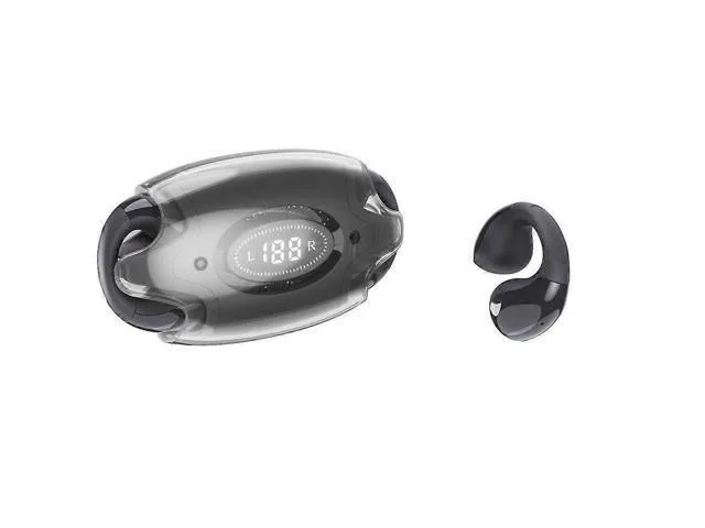 LORDWORLD LORDWORLD Open Ear Clip Headphones Bluetooth 5.3 30H IPX5 Black — product photo