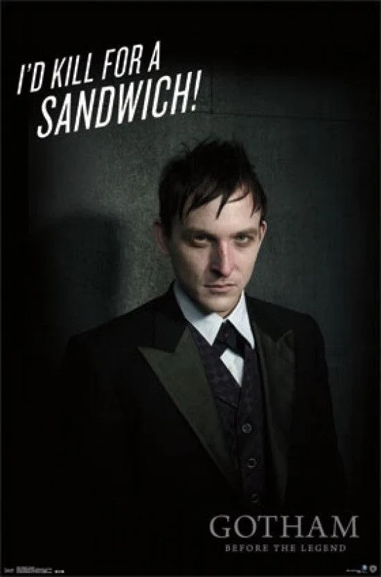 Gotham Penguin poster print 24 by 36 inches on heavy stock paper