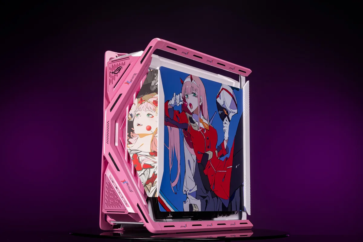 Corn Electronics Corn Electronics GR701 E-ATX PC case 420 mm radiator four 140 mm fans DARLING in the FRANXX 02 Pink — product photo
