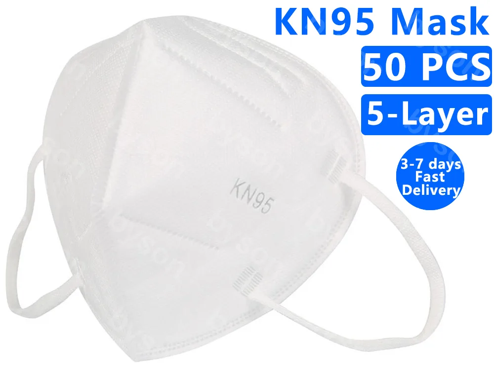 Ackmioxy Ackmioxy KN95 50pcs Home Health Care Face Masks — product photo