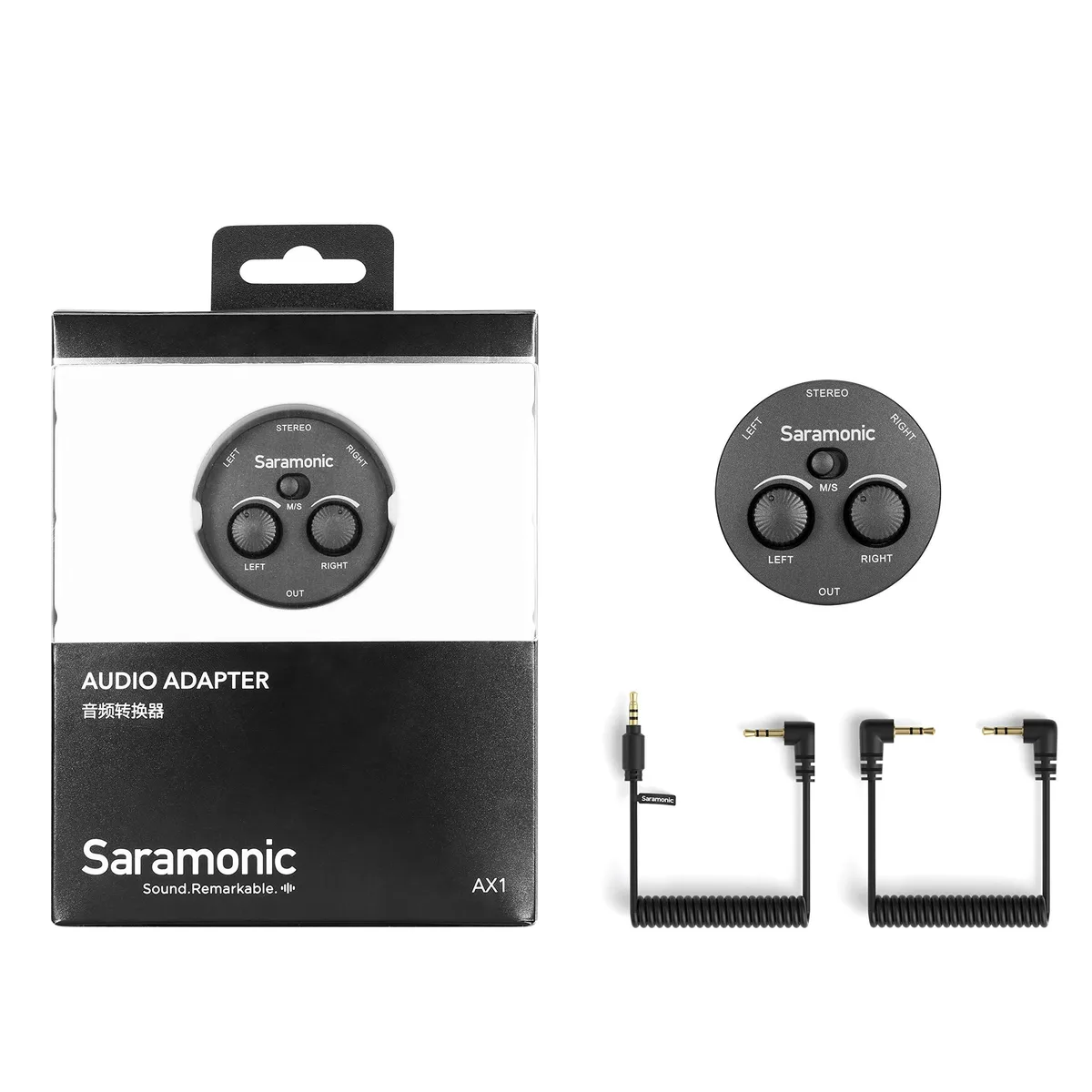  Saramonic AX1 2-Channel 3.5mm Passive Micro Mixer — product photo
