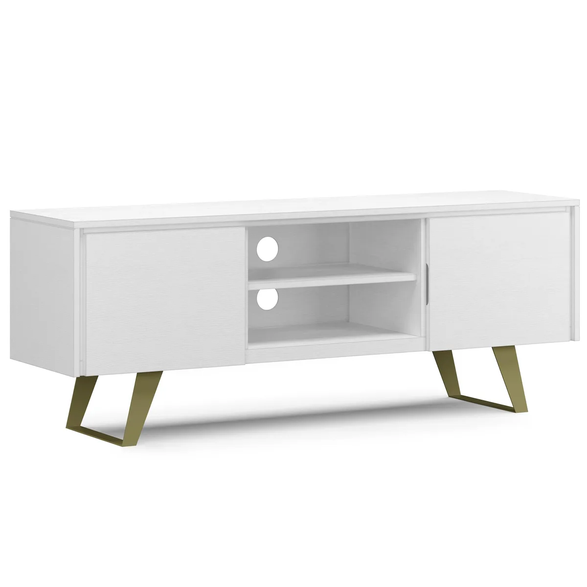 tuphen tuphen Lowry TV Media Stand White 63W 24H 17D 70in — product photo