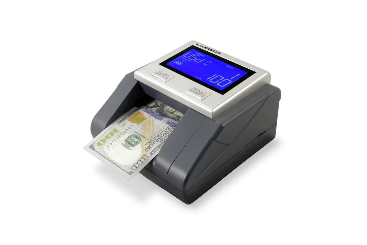 AccuBANKER AccuBANKER D585 Multi-Currency Counterfeit Detector — product photo