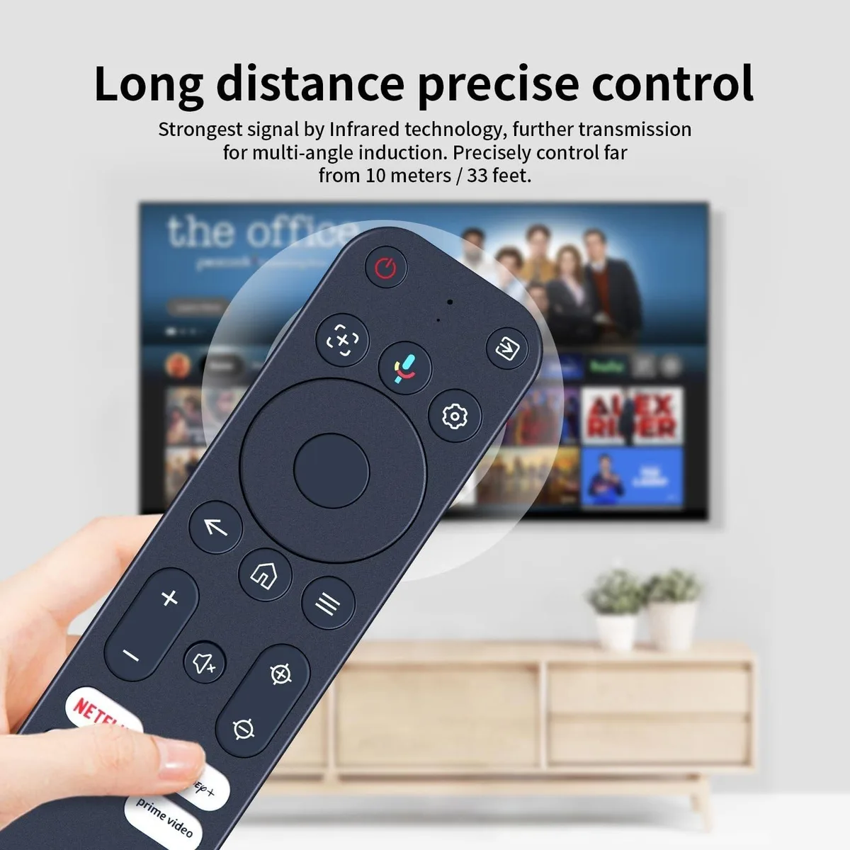 BoYata BoYata Replacement Remote Control for Yaber K3/K3 pro/K2s/T2/T2 Plus Projector 2 in 1 accessory — product photo