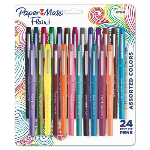 Paper Mate Paper Mate 1978998 Point Guard Flair Bullet Point Pen 24 Pack — product photo