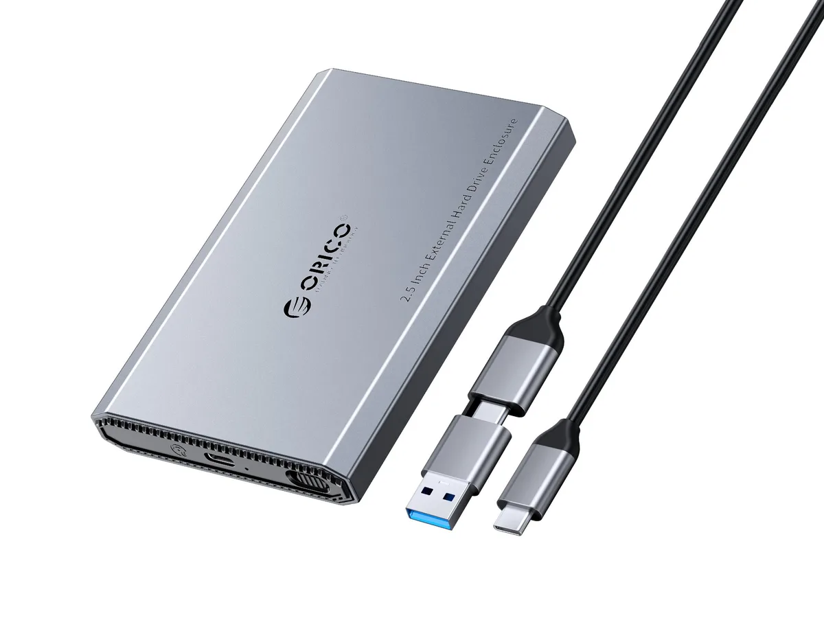 Orico Orico 2.5" USB 3.0 SATA Drive Enclosure Gray Type C to Type C — product photo
