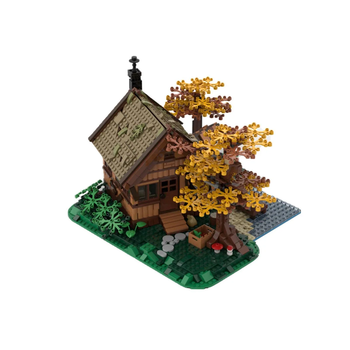 ZITIANYOUBUILD ZITIANYOUBUILD C7378 Hut Cabin Building Set 1371 Parts — product photo