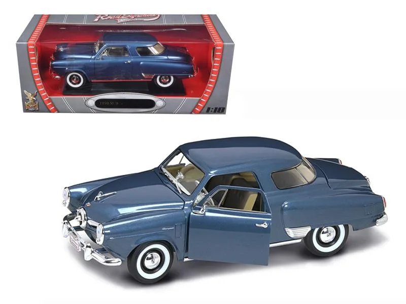 ROAD SIGNATURE ROAD SIGNATURE 1950 Studebaker Champion Blue Metallic 1/18 Diecast Vehicle — product photo