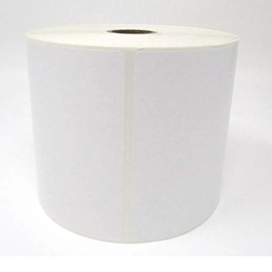 Brother ID label roll with eight rectangular die-cut labels