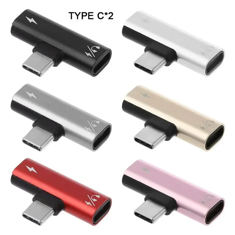 Hetai Tech Hetai Tech USB-C Male to Dual USB-C Female Adapter Cable 3.3cm — product photo