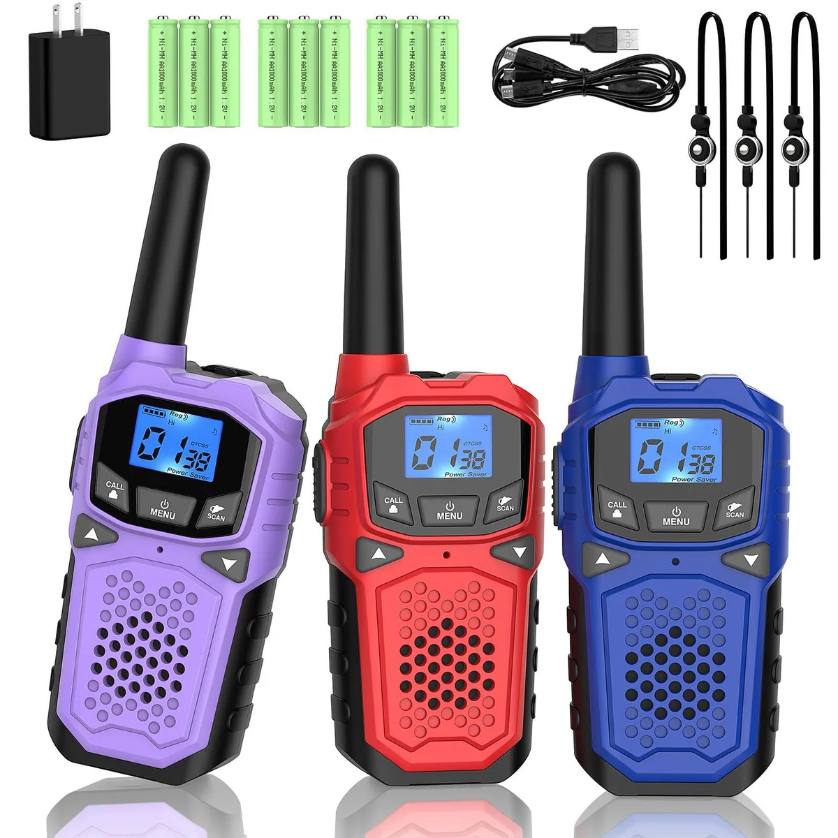  WokTok Two Way Radio 3 Pack 22 Channels NOAA — product photo