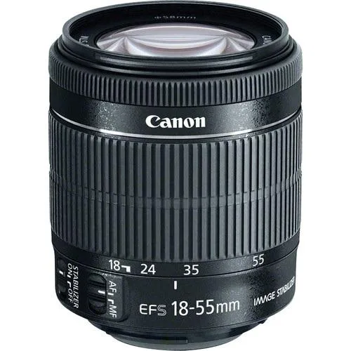Canon International Canon International EF-S 18-55mm f/3.5-5.6 IS STM Lens (White Box) camera kit — product photo