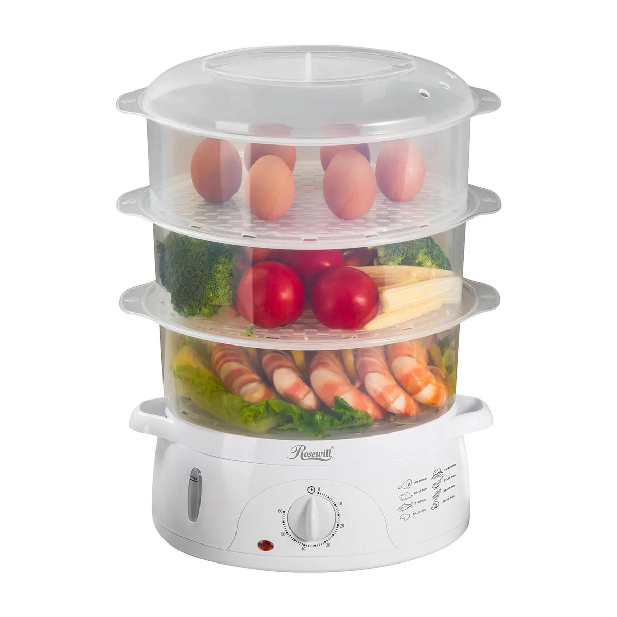 Rosewill Rosewill RHST-15001 3-Tier 9.5 Qt 800W Food Steamer — product photo