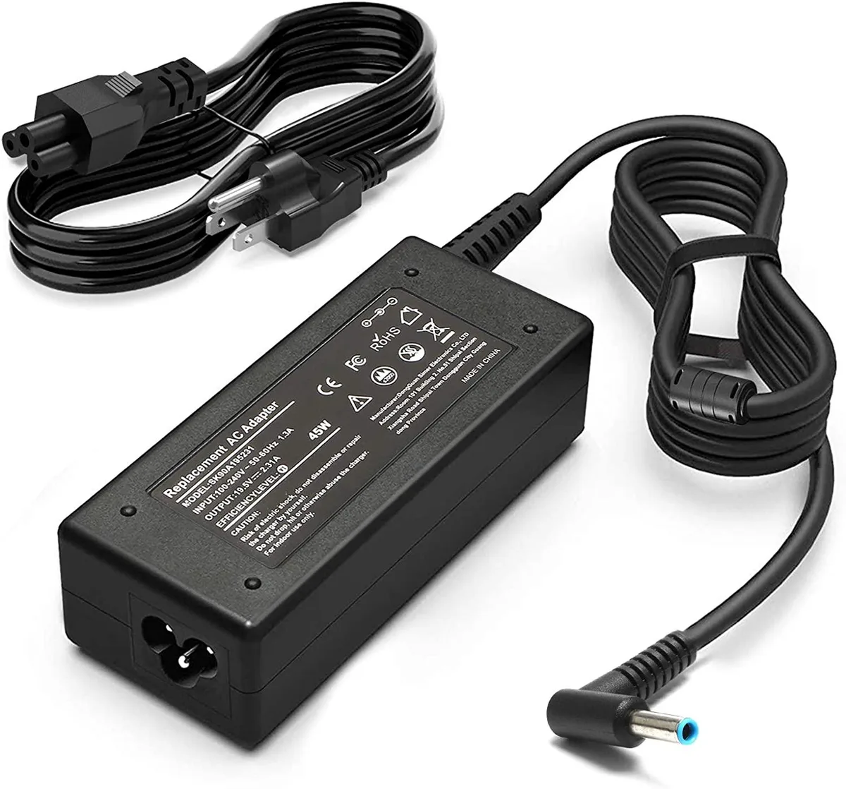myVolts myVolts 45W AC Adapter 19.5V 2.31A 4.5×3.0mm HP Stream Pavilion EliteBook Folio — product photo