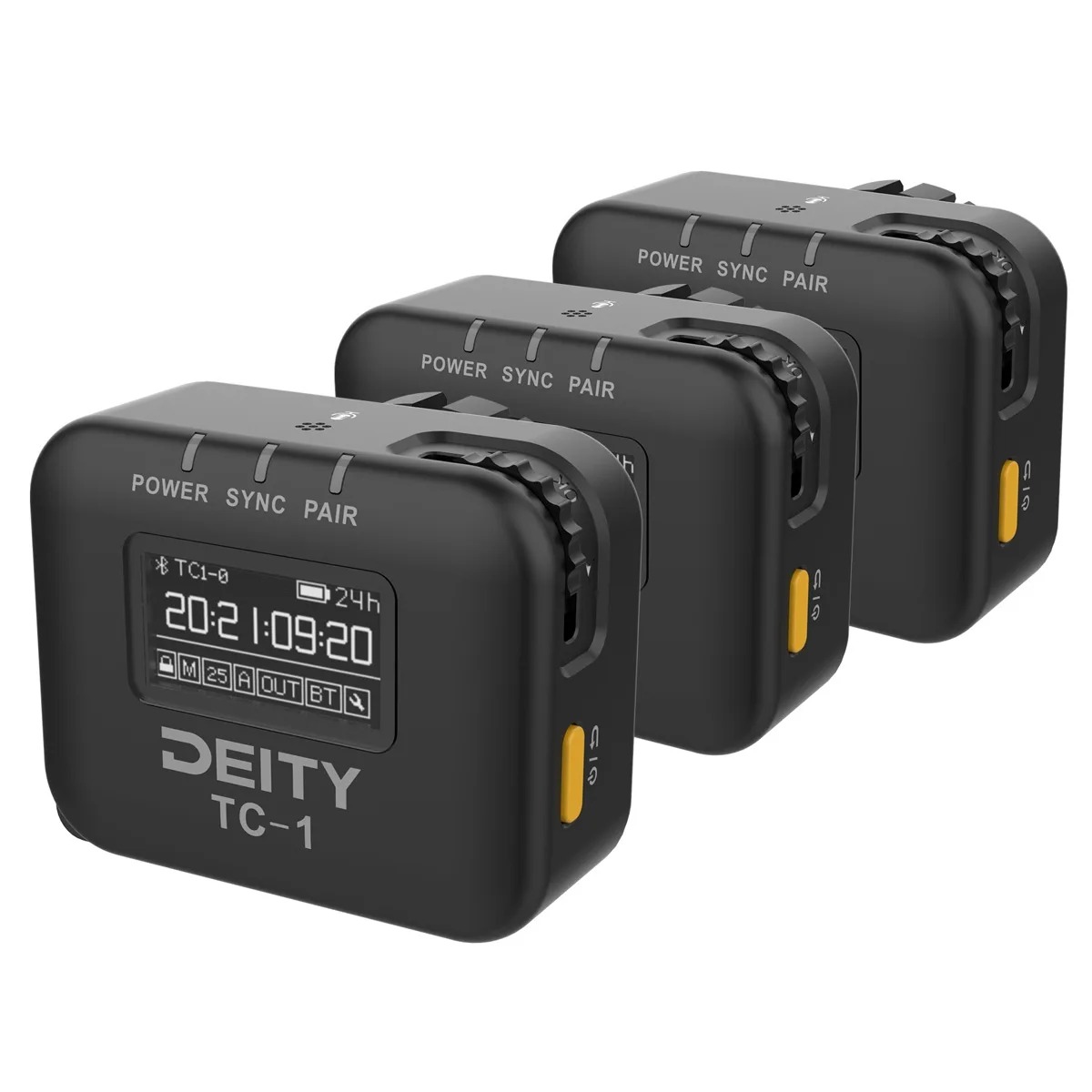 Deity Microphones Deity Microphones TC-1 Wireless Timecode Generator Box 3-Pack — product photo