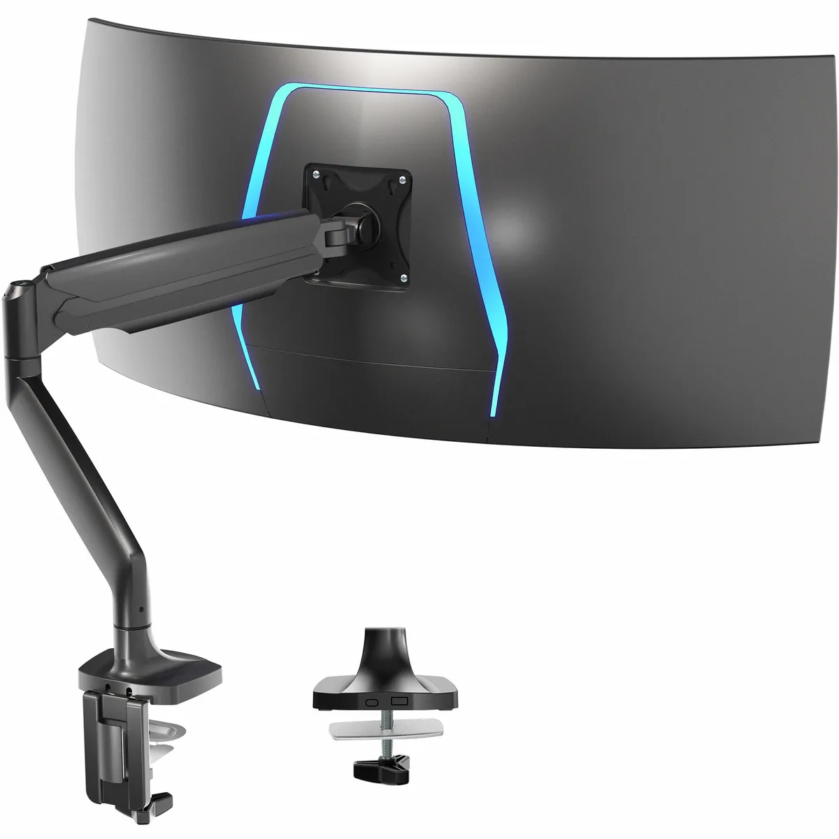 VIVO VIVO STAND-V110Q Single Ultrawide 40" Monitor Desk Mount with Pneumatic Spring Arm — product photo
